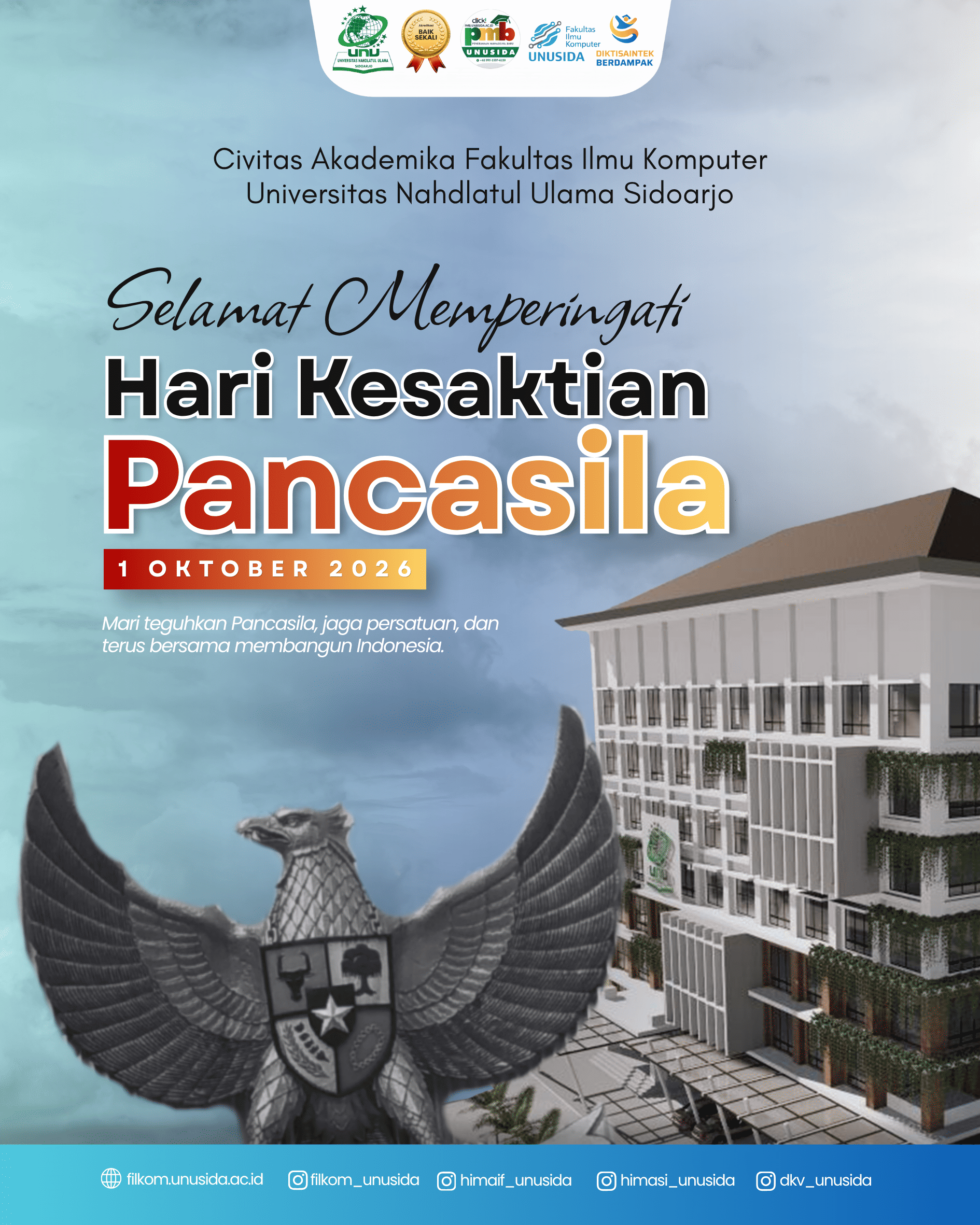 Selamat Memperingati Hari Kesaktian Pancasila