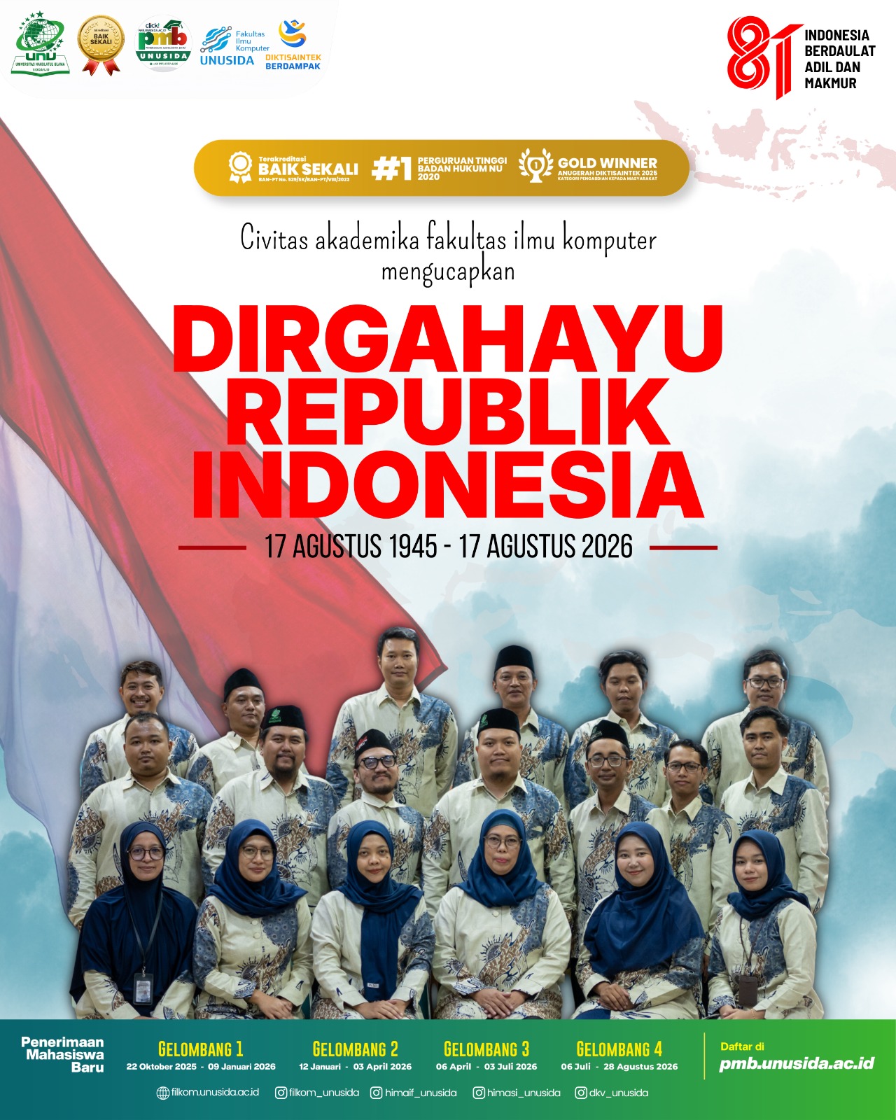 Dirgahayu Republik Indonesia Ke-81